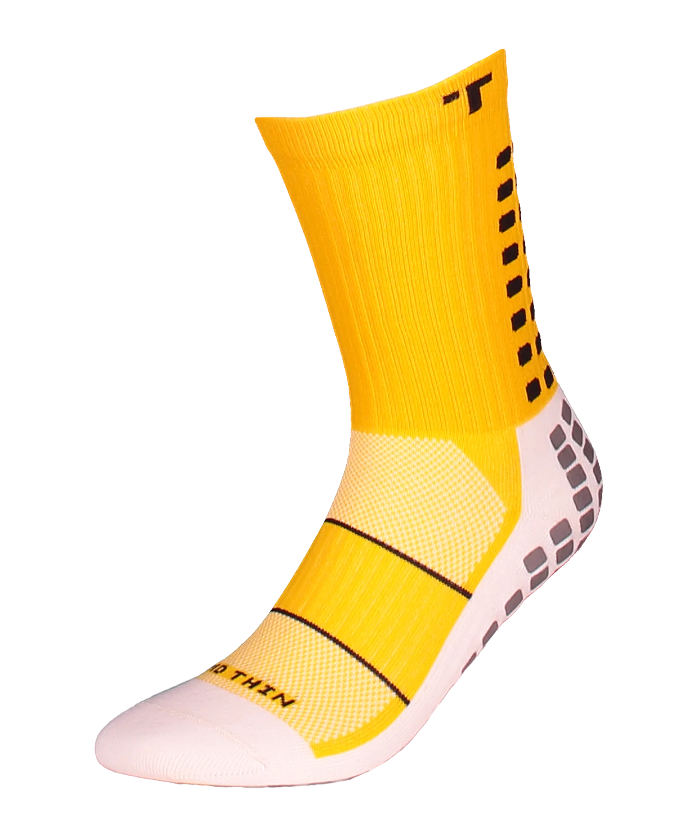 TruSox Mid Calf Thin 3.0 Socken Gelb Schwarz