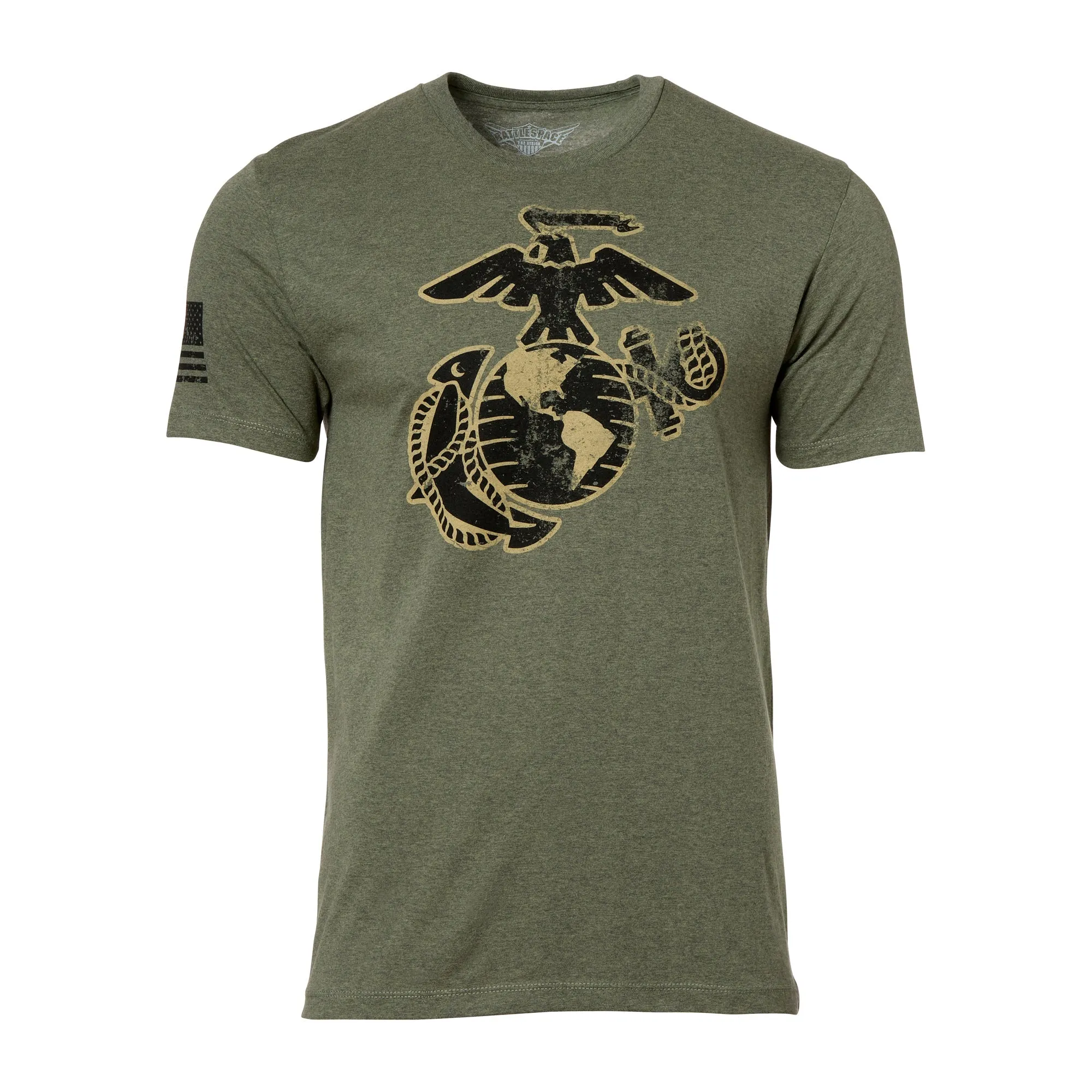 7.62 Design -  T-Shirt USMC EGA Distressed