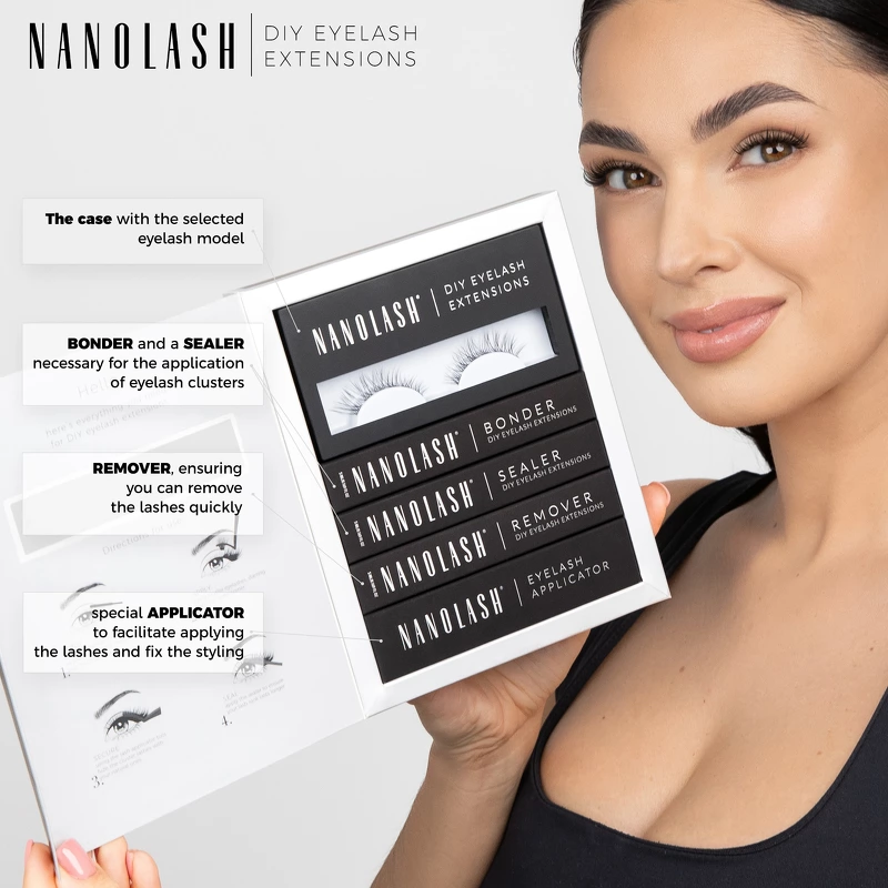 Nanolash DIY Eyelash Extensions Starter Kit - Classy