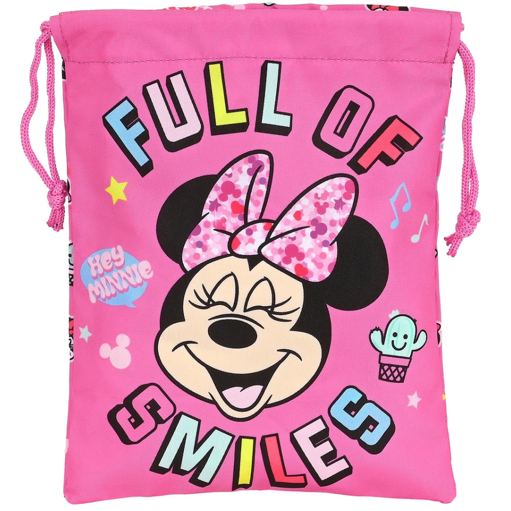 Sacola para lanches da Minnie Mouse 20x25