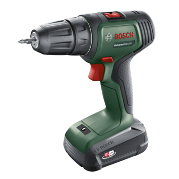 Bosch 18V accuboormachine UniversalDrill Systeembox met 241 accessoires (incl. 2 accu's 1.5Ah + lader)