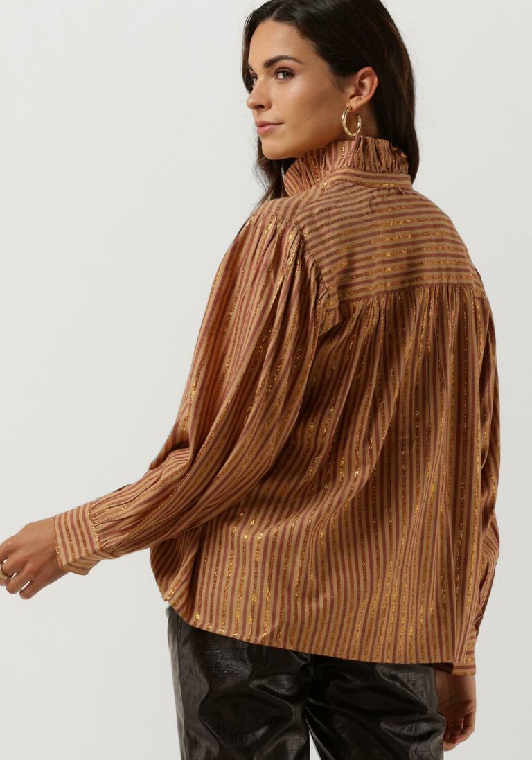 ANTIK BATIK camel antik batik blouse eddy blouse