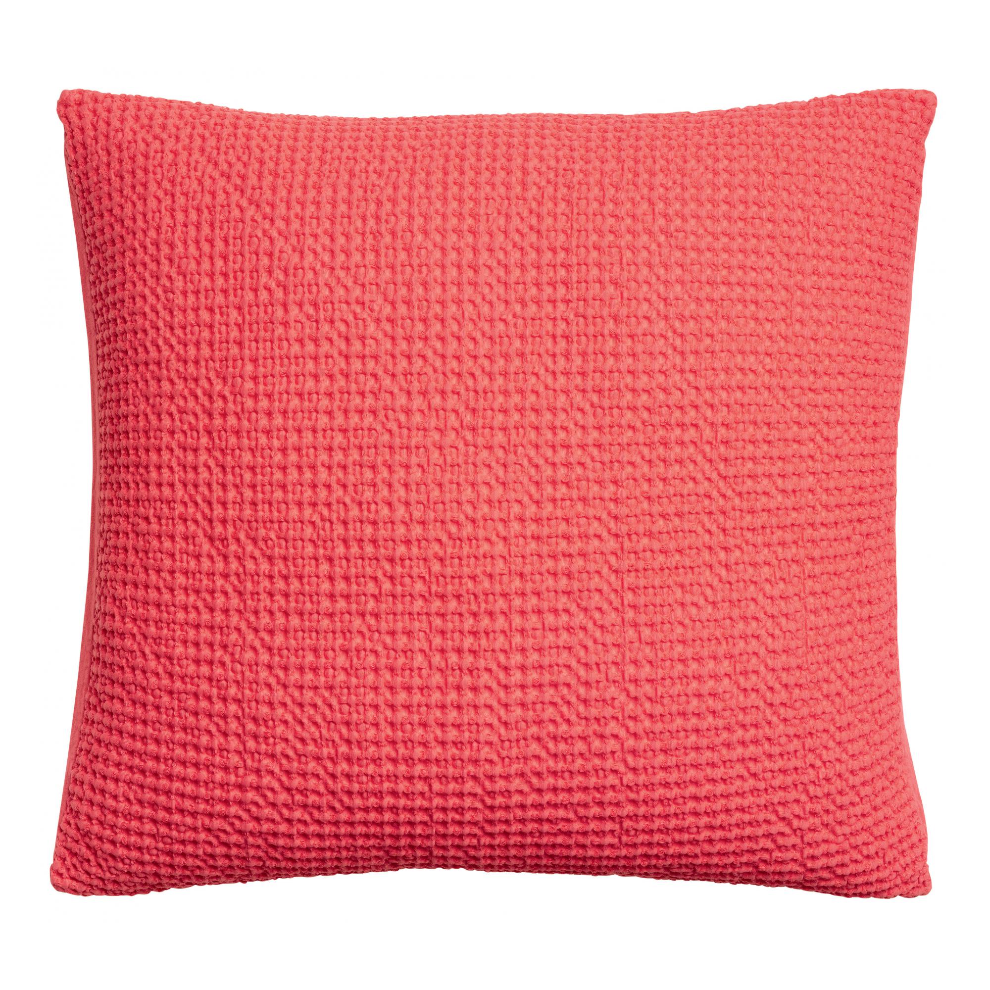 Coussin stonewashed maia malabar 45 x 45 cm