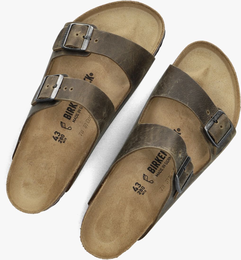 groene birkenstock slippers arizona heren