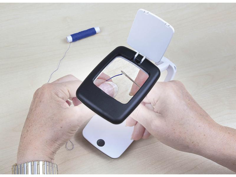 WEDO Lupe Pocket LED Tischlupe Pocket mit LED-Licht