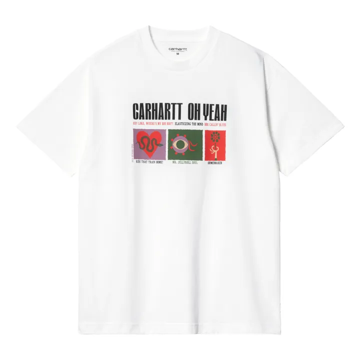 Carhartt WIP T-shirt Oh Yeah Coton Bio | Blanc