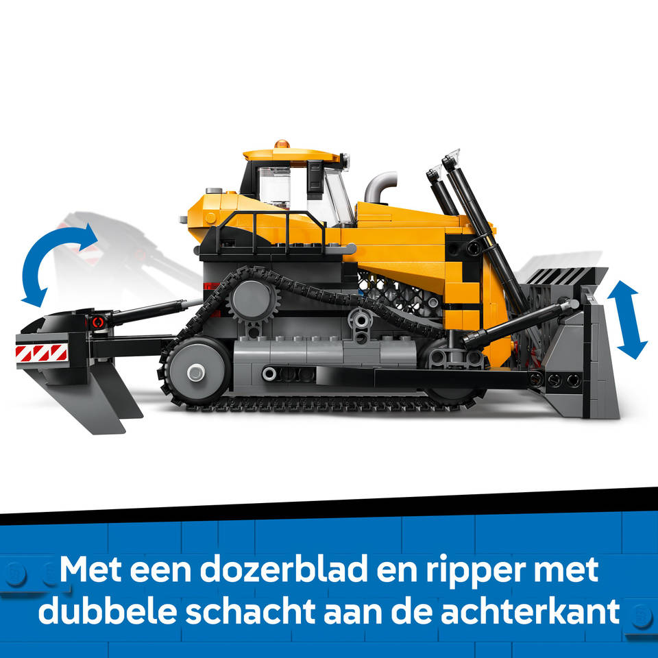 LEGO City gele bulldozer 60466