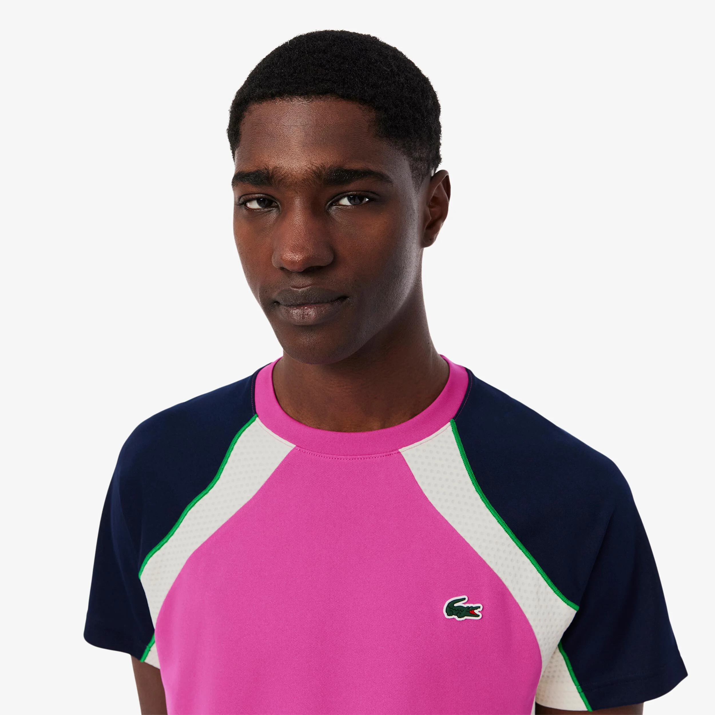 Lacoste T-shirt Hommes - Pink , Multicouleur