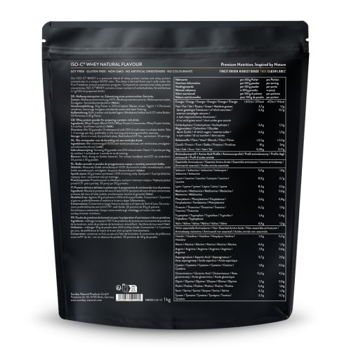 Sunday Natural Products  ISO-C ®WheyNatural Flavour