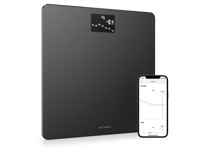 Withings Personenwaage Body Schwarz Diagnosewaage
