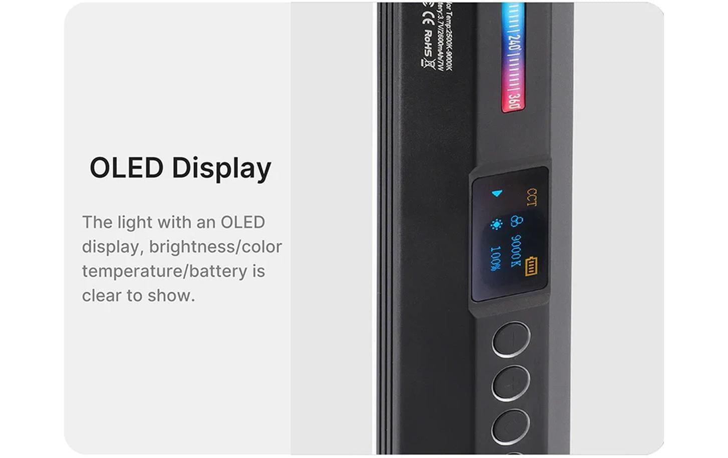 Videoleuchte VL110Magnetisches RGB-Röhrenlicht für Spezialeffekte