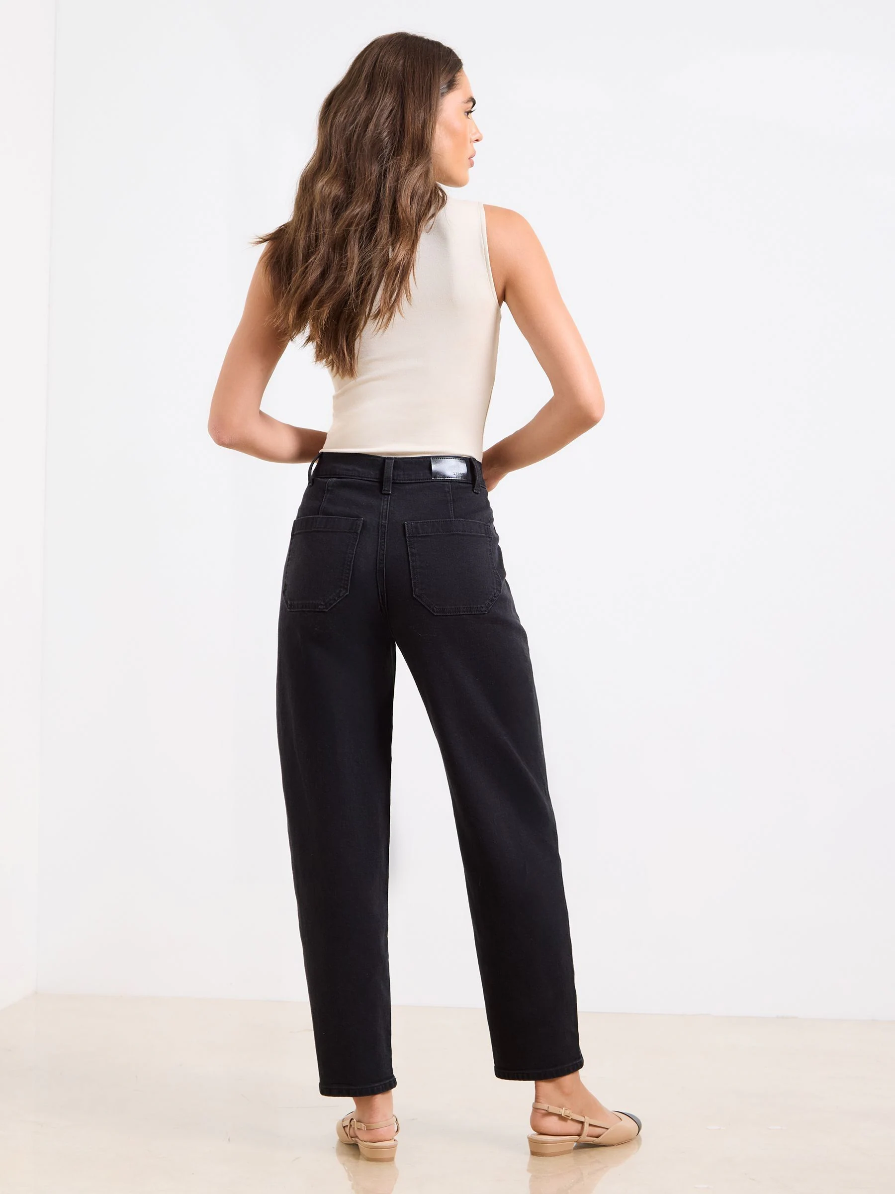 Zwart - Lipsy Slim Barrel jeans