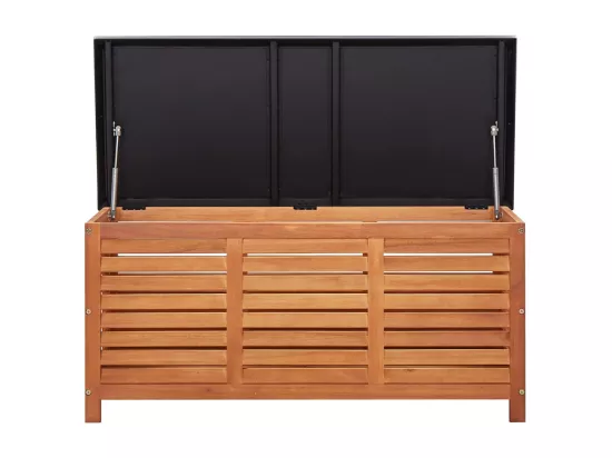 Boîte de rangement de jardin 117x50x55 cm Eucalyptus solide