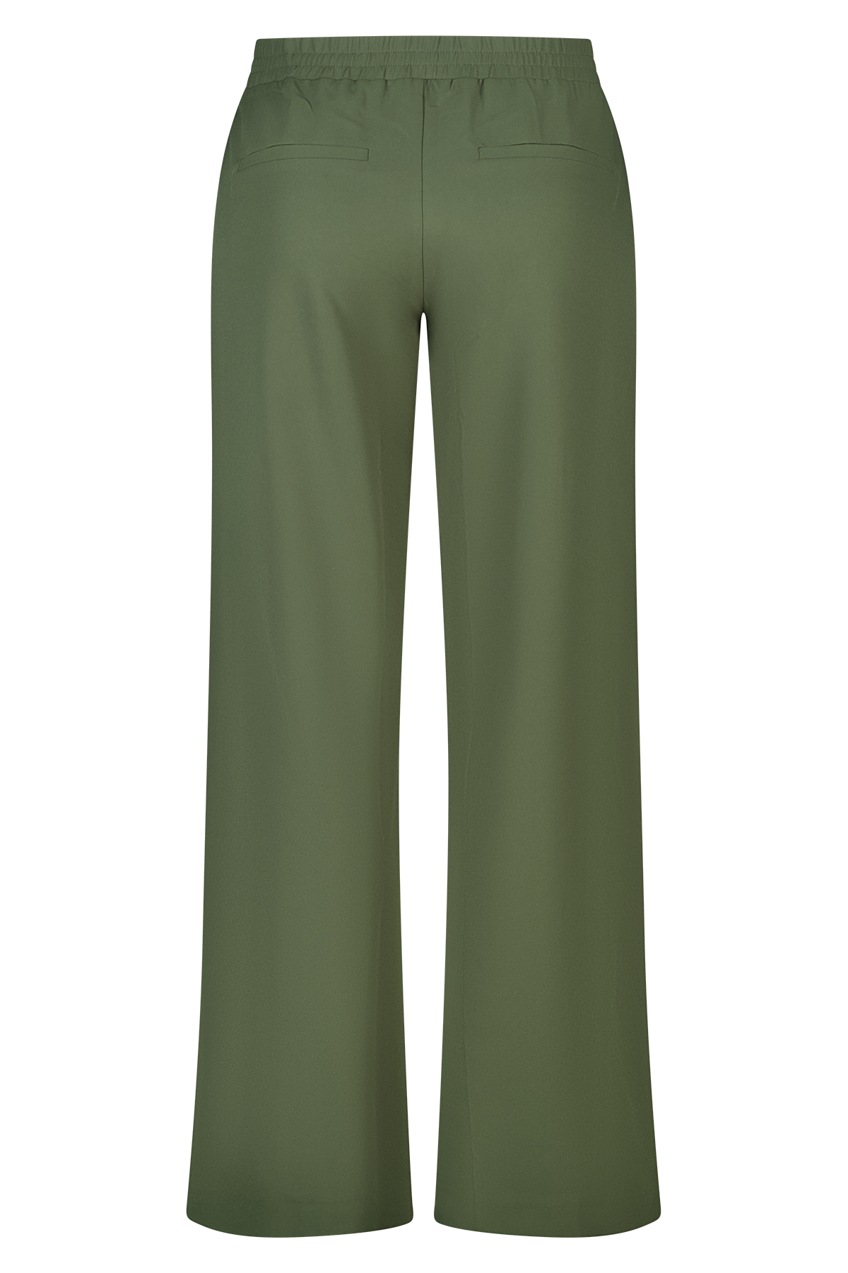 Pantalon met elastische taille Donker khaki