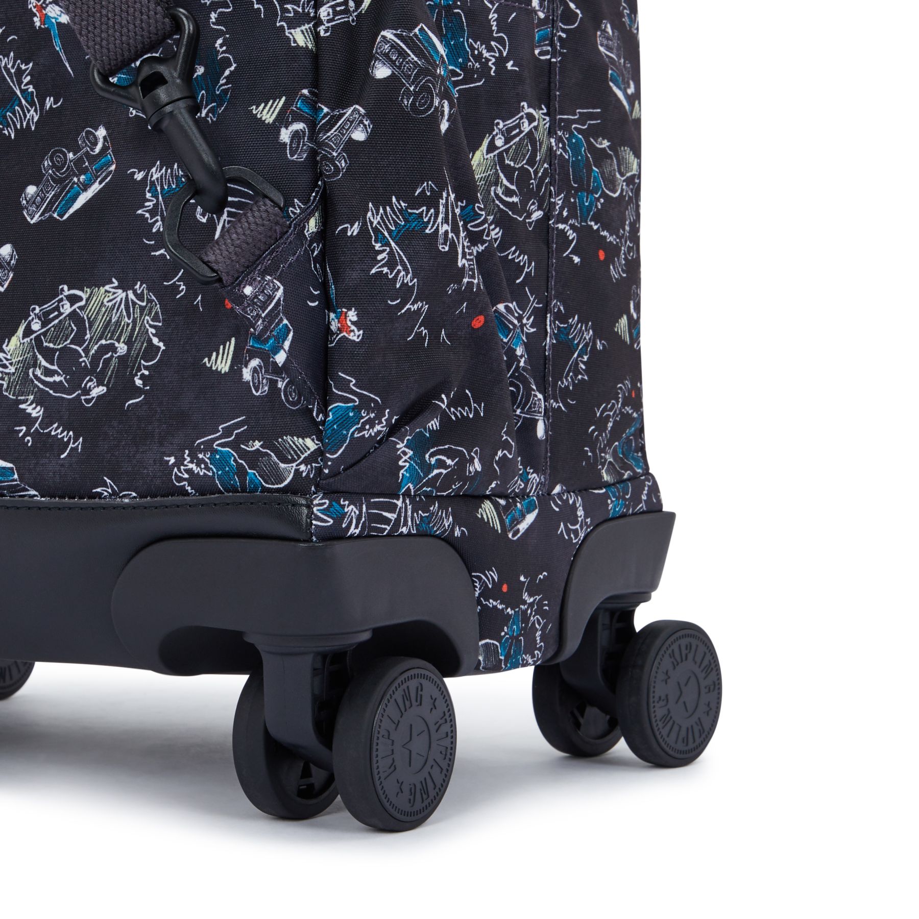NEW ZEA Grand sac à dos à roulettes pour enfants avec protection pour ordinateur - Jungle Fun Race