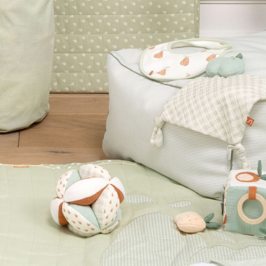Doudou mouchoir Botanica - Pomme