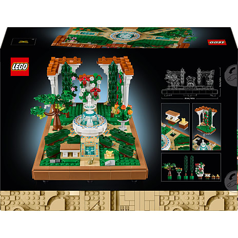 LEGO Icons byggesættet Have med springvand 10359