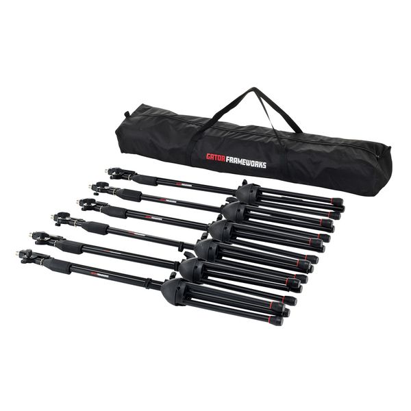 Gator Frameworks Microphone Boom Stand 6-Pack
