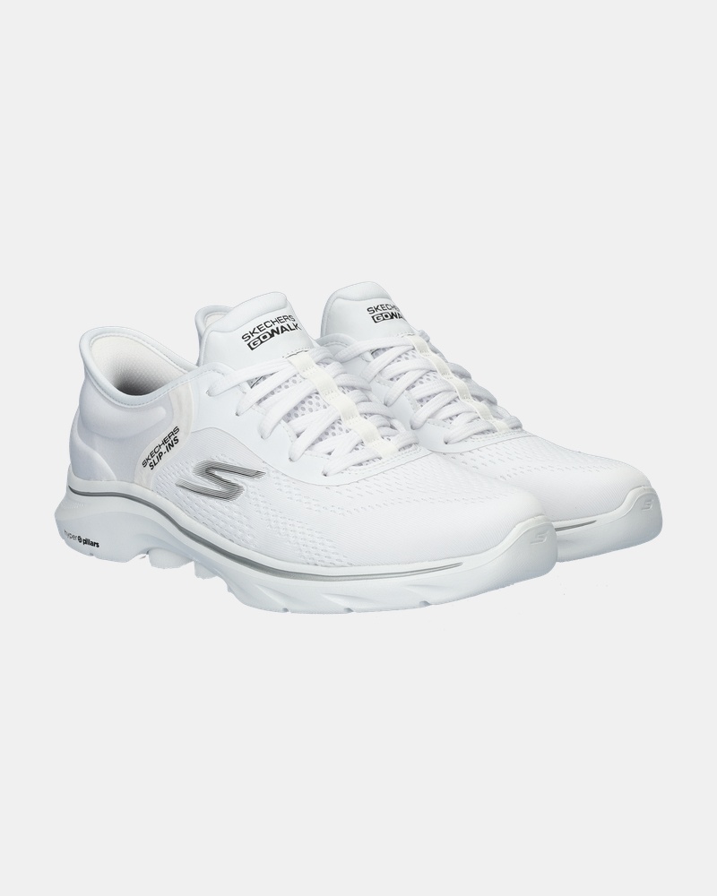 Skechers Hands-Free Slip-Ins Go Walk 7 Instapschoenen  - wit