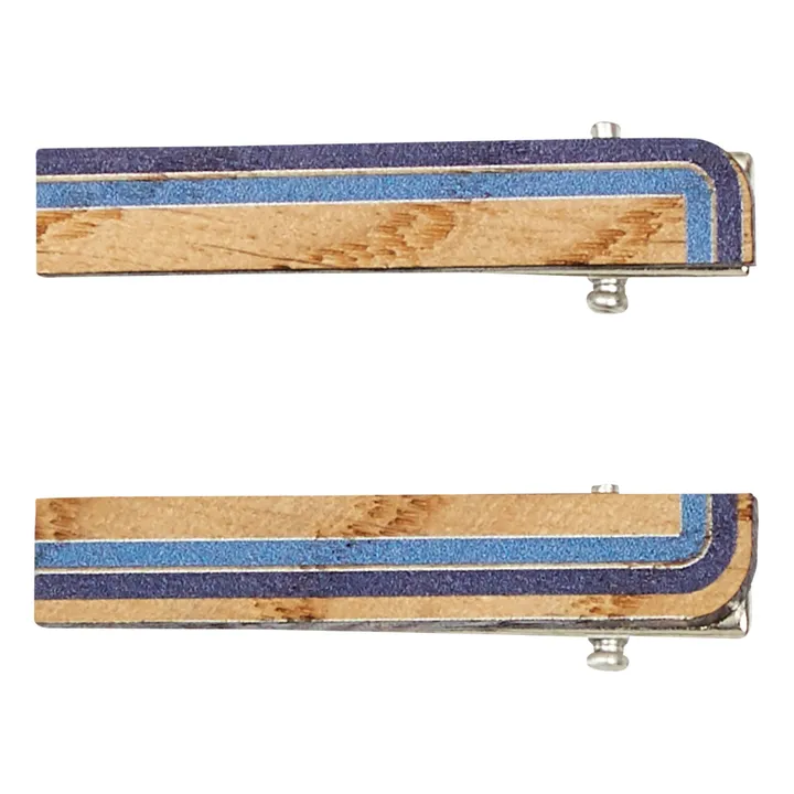 Beauw Set Deux Pinces Bois | Bleu marine