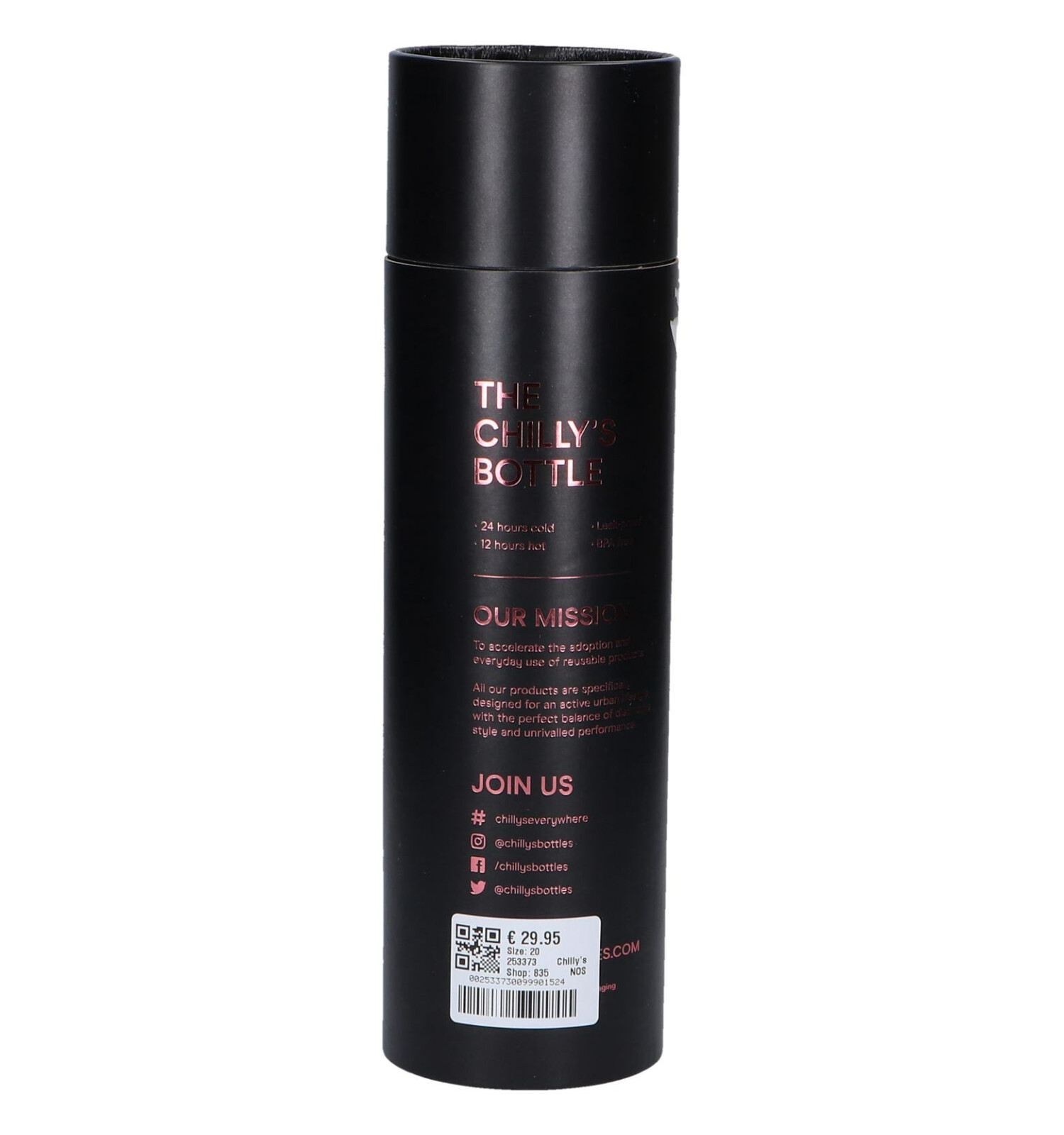 Drinkflessen rose gold