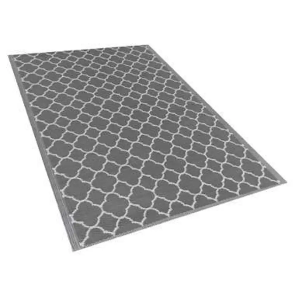 SURAT - Outdoor kleed - Grijs - 120 x 180 cm - Polypropyleen
