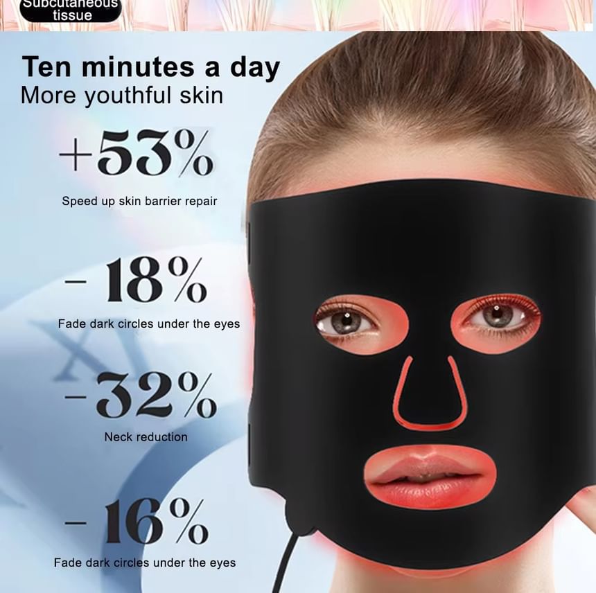 Beautyronics - USB-oplaadbaar lichttherapie-gezichtsmasker