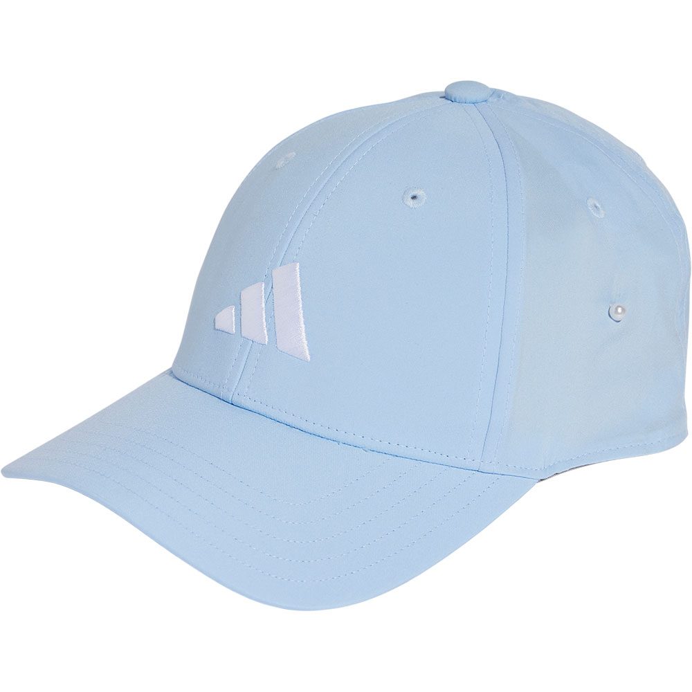 adidas New Logo Embroidered Baseball Kappe Kinder glow blue