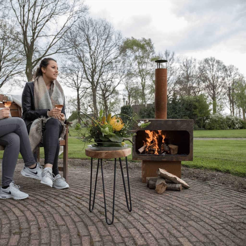 Cheminée jersey xl acier rouille 81077