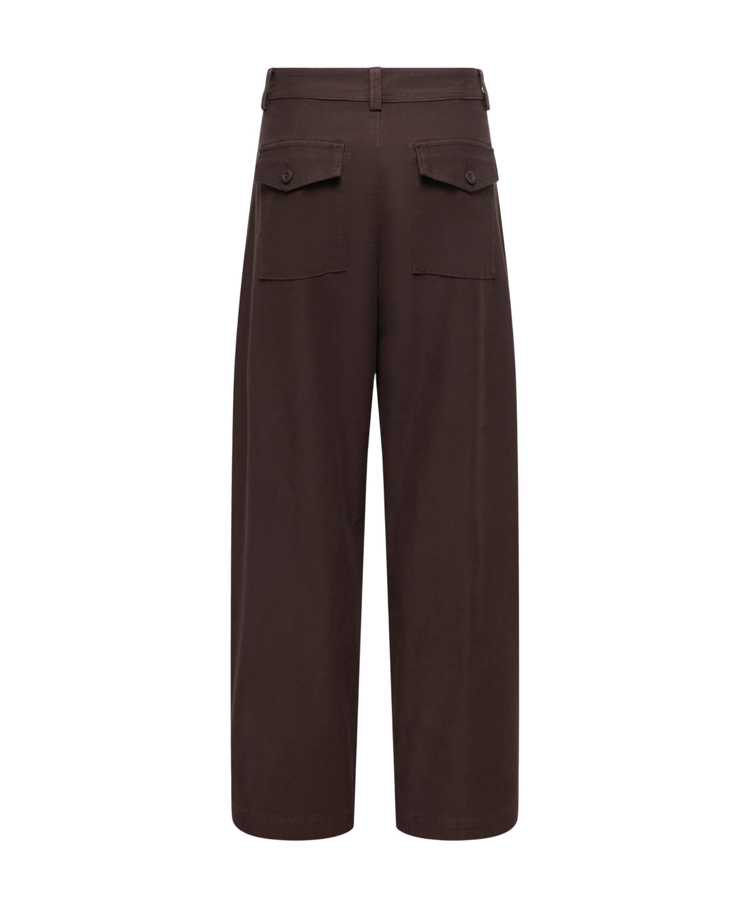 Only ONLCLAIR MW BARREL PANT PNT NOOS dames broek bruin