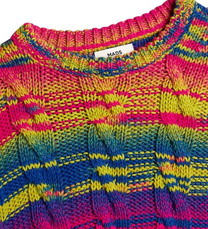 Mads Nørgaard Bluse - Wolle/Acryl - Kolly Pullover - Purple Mult