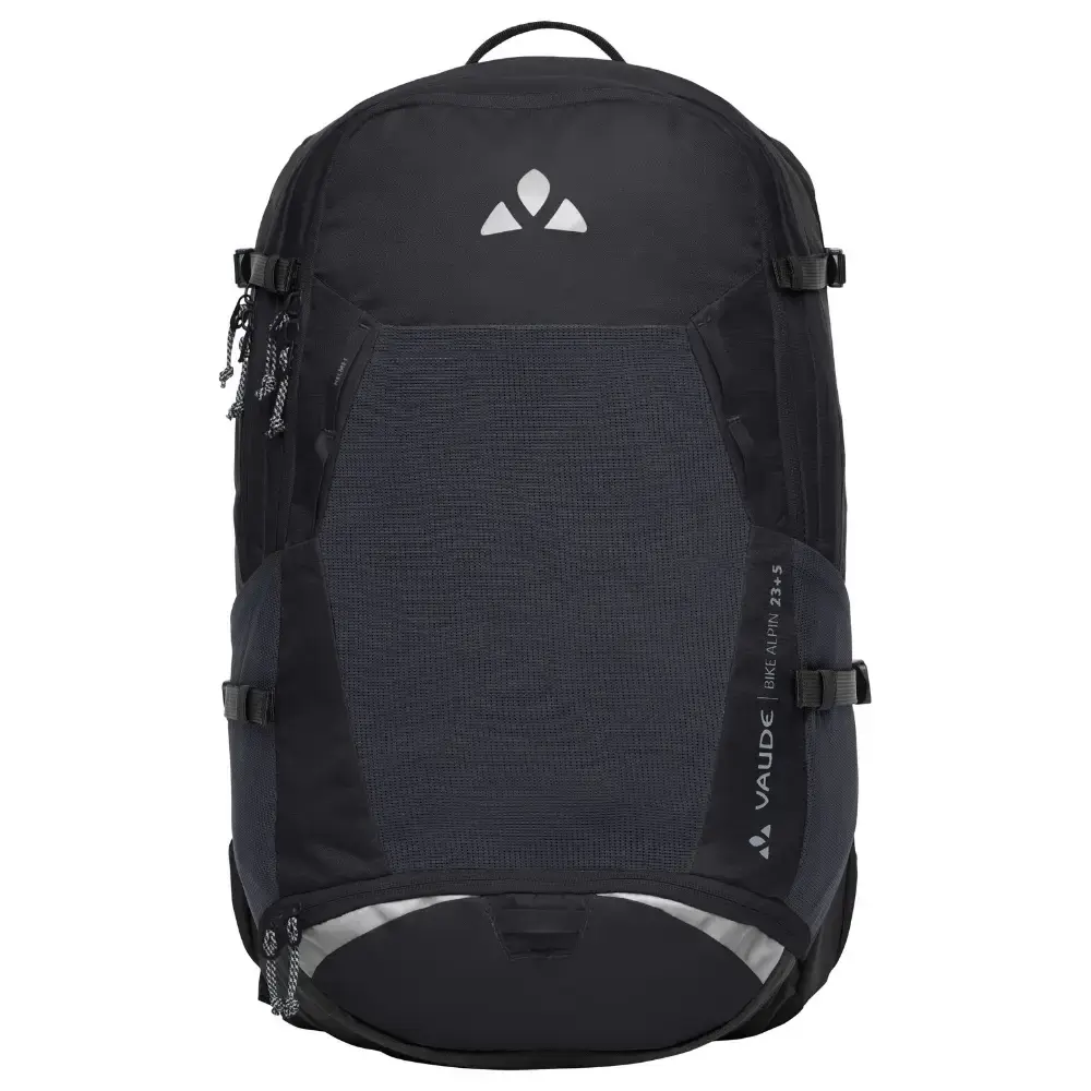 VAUDE Bike Alpin 23+5 Fietsrugzak Zwart