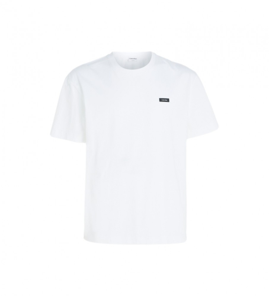 Camiseta branca confortável da Calvin Klein