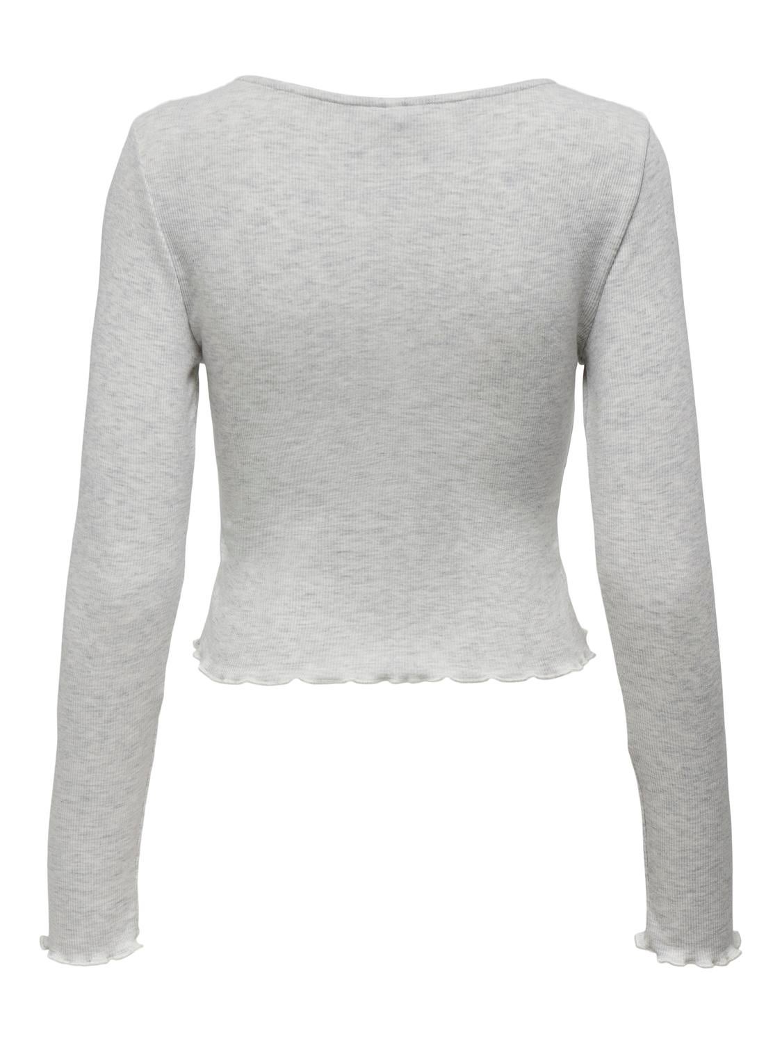 ONLLINA Top Light Grey Melange