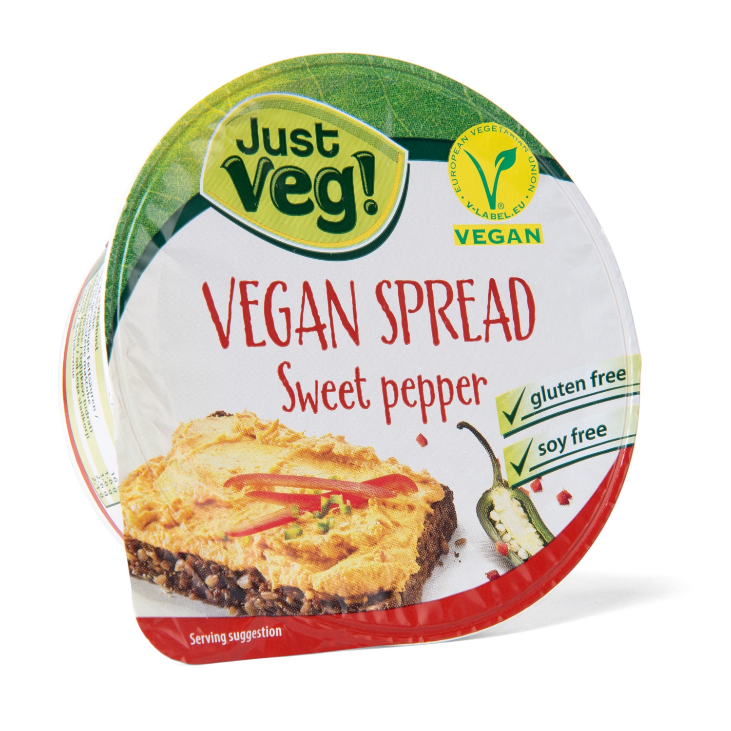 JUST VEG! Pflanzlicher Streichgenuss, Paprika 150 g