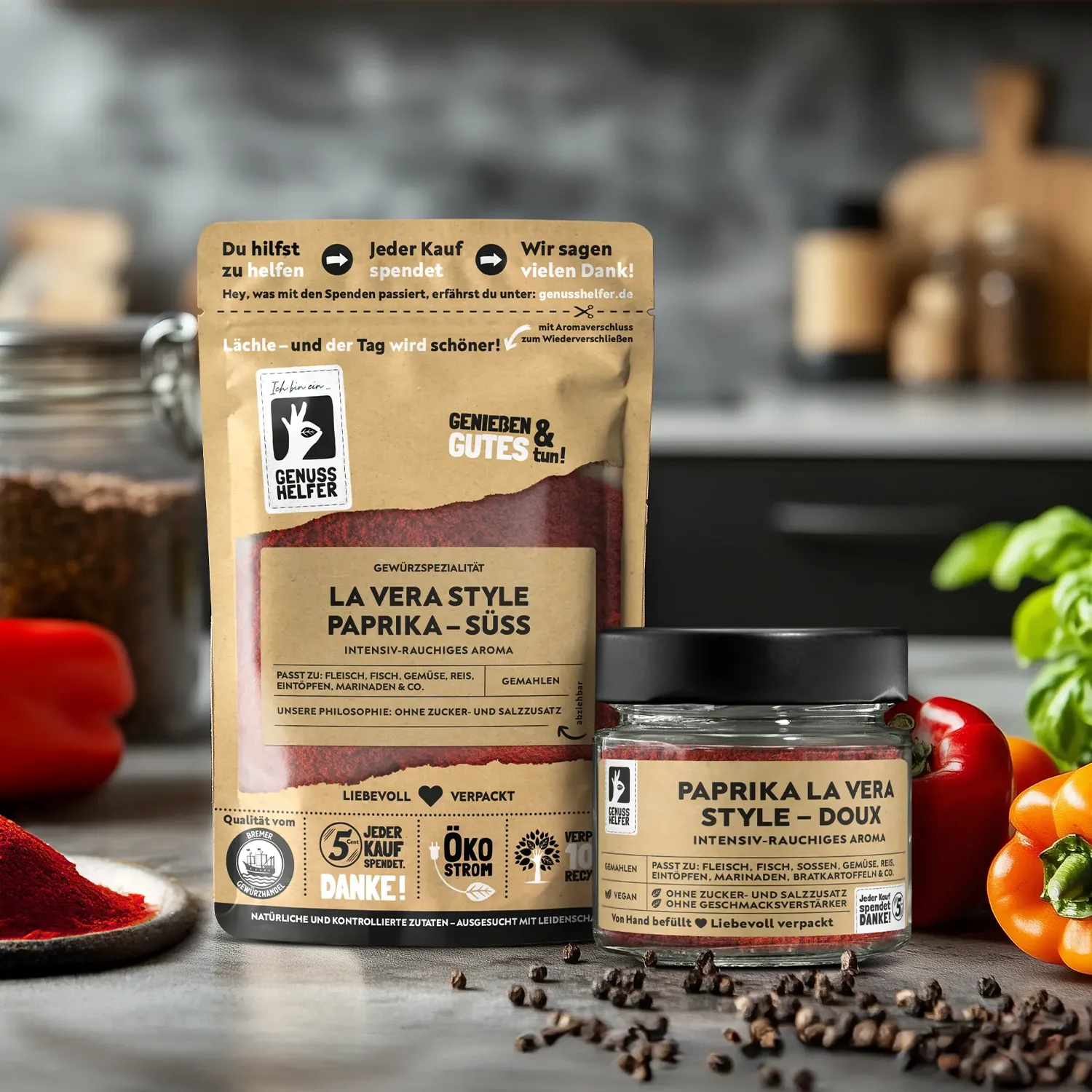 Paprika La Vera Style, süß, gemahlen, 10er Pack
