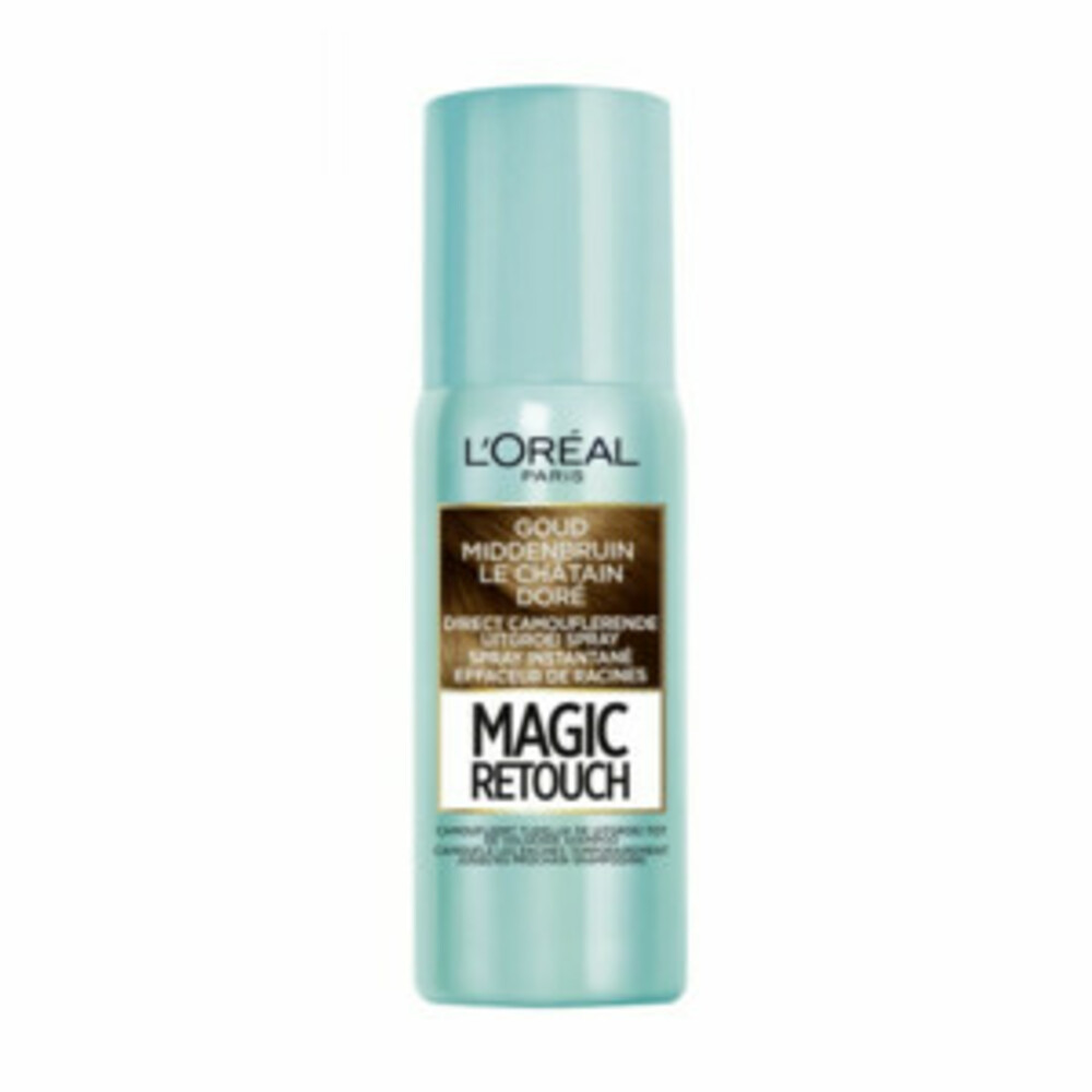 L'Oréal Excellence Creme Midden Goudbruin + Uitgroeispray Pakket