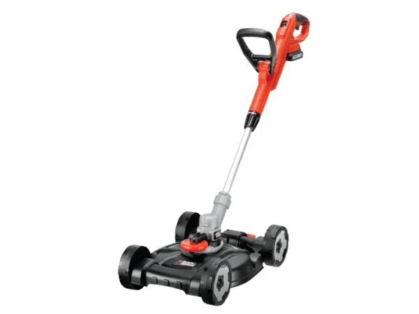 Black & Decker Strimmer STC1820CM-QW - Græstrimmer - ledningfri - 18 V - 7400 opm - 28 cm - inkl. 1x2Ah Batteri
