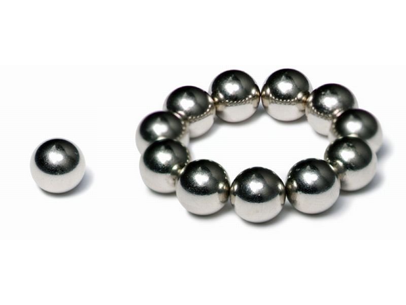 Kugelmagnet Neodym, silber