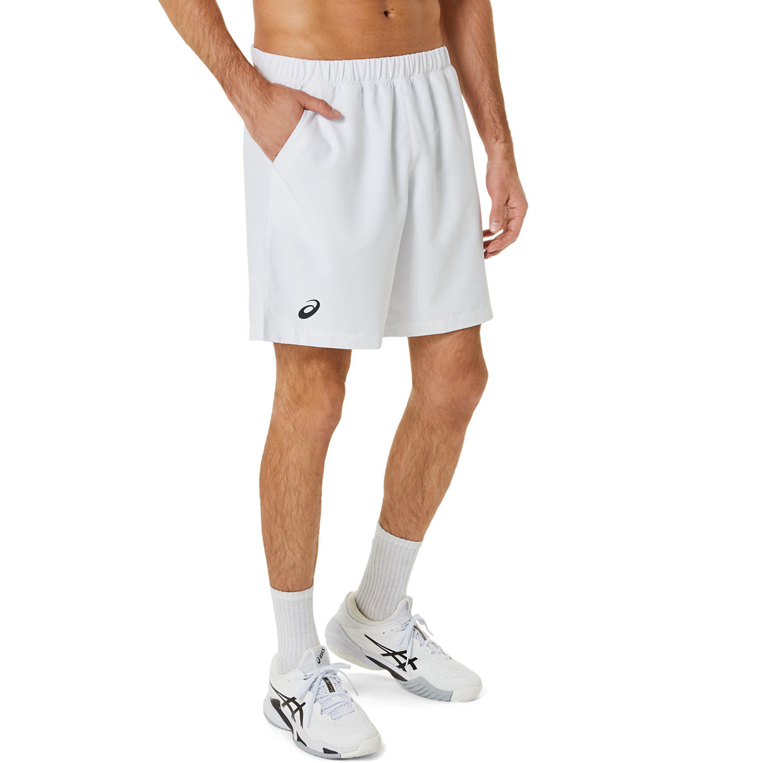 ASICS Court 9in Shorts Hommes - Blanc