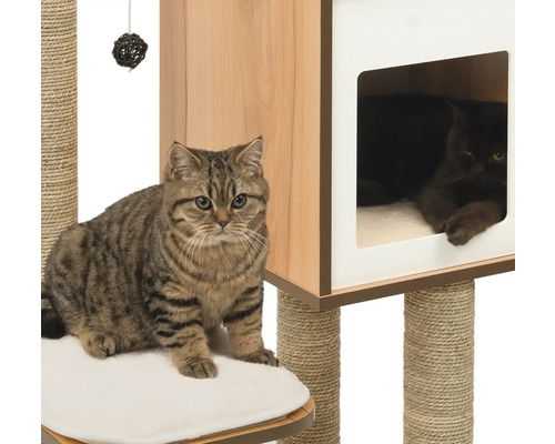Vervangend kussen voor de Catit Vesper Plush krabpaal, 34,5 x 34,5 cm. Vervangend onderdeel voor de Catit Vesper Base in walnoot en zwart, en de Vesper High Base in walnoot.