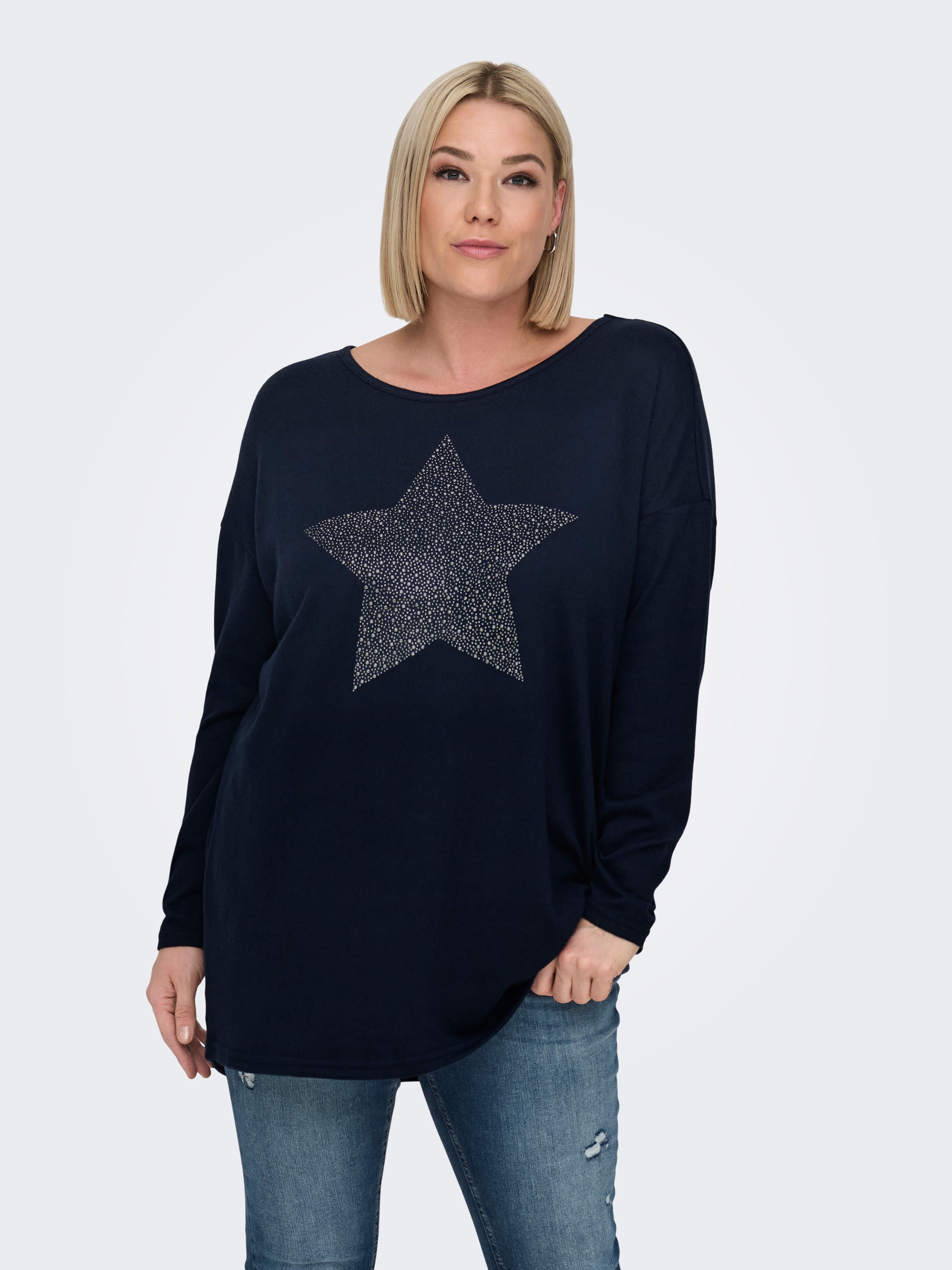 CARALBA Top Navy Blazer