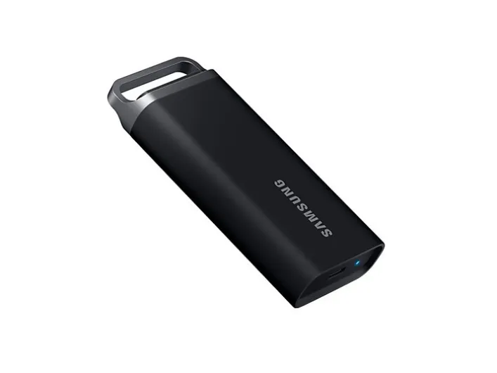 Samsung T5 Evo MU-PH2T0S - SSD - krypteret - 2 TB - ekstern (bærbar) - USB 3.2 Gen 1 (USB-C stikforbindelse) - 256-bit AES - sort
