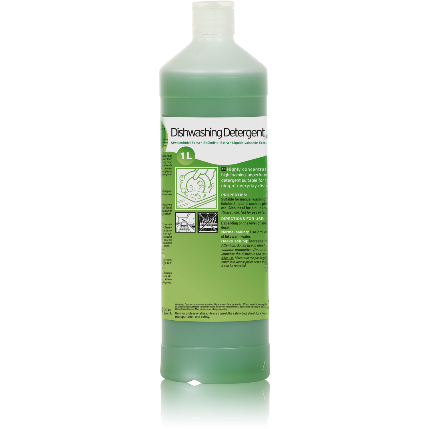 Afwasmiddel, 1l, pH 7, groen