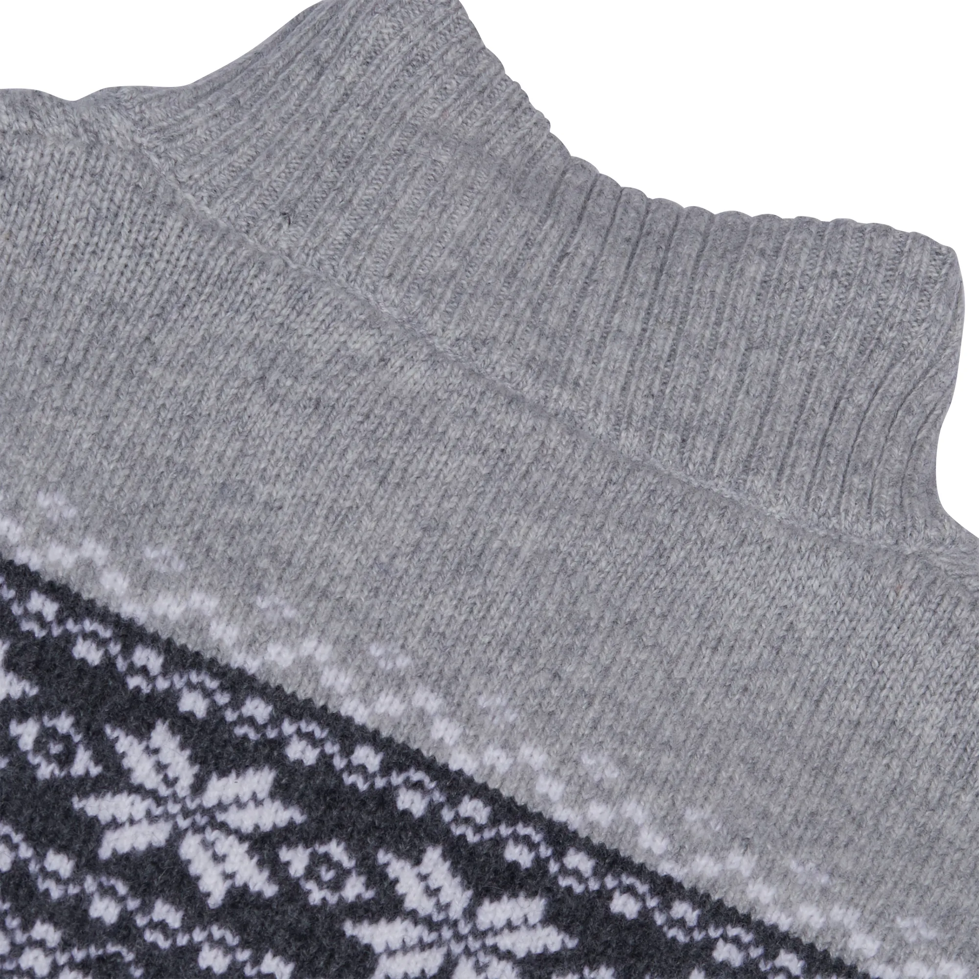Gridarmor Snøkrystall Hz Ullgenser Men Dark Grey/Light Grey/White