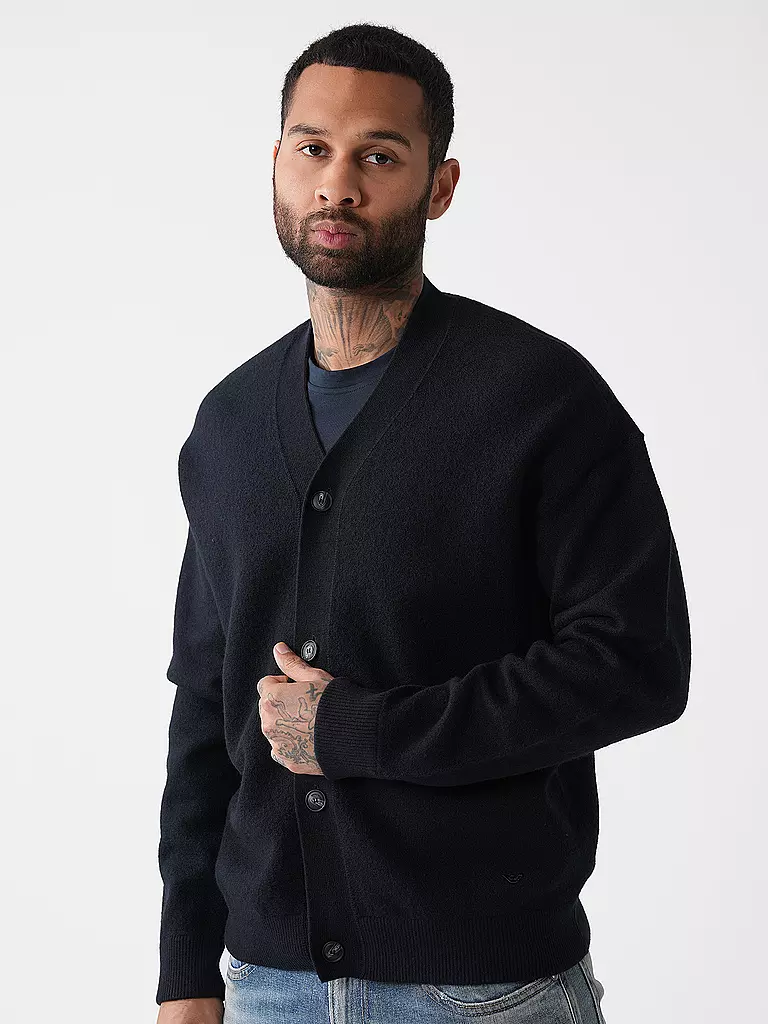 EMPORIO ARMANI Cardigan  dunkelblau