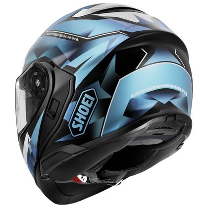 Casque Shoei NEOTEC 3 - FRAGMENTS - Noir / Bleu