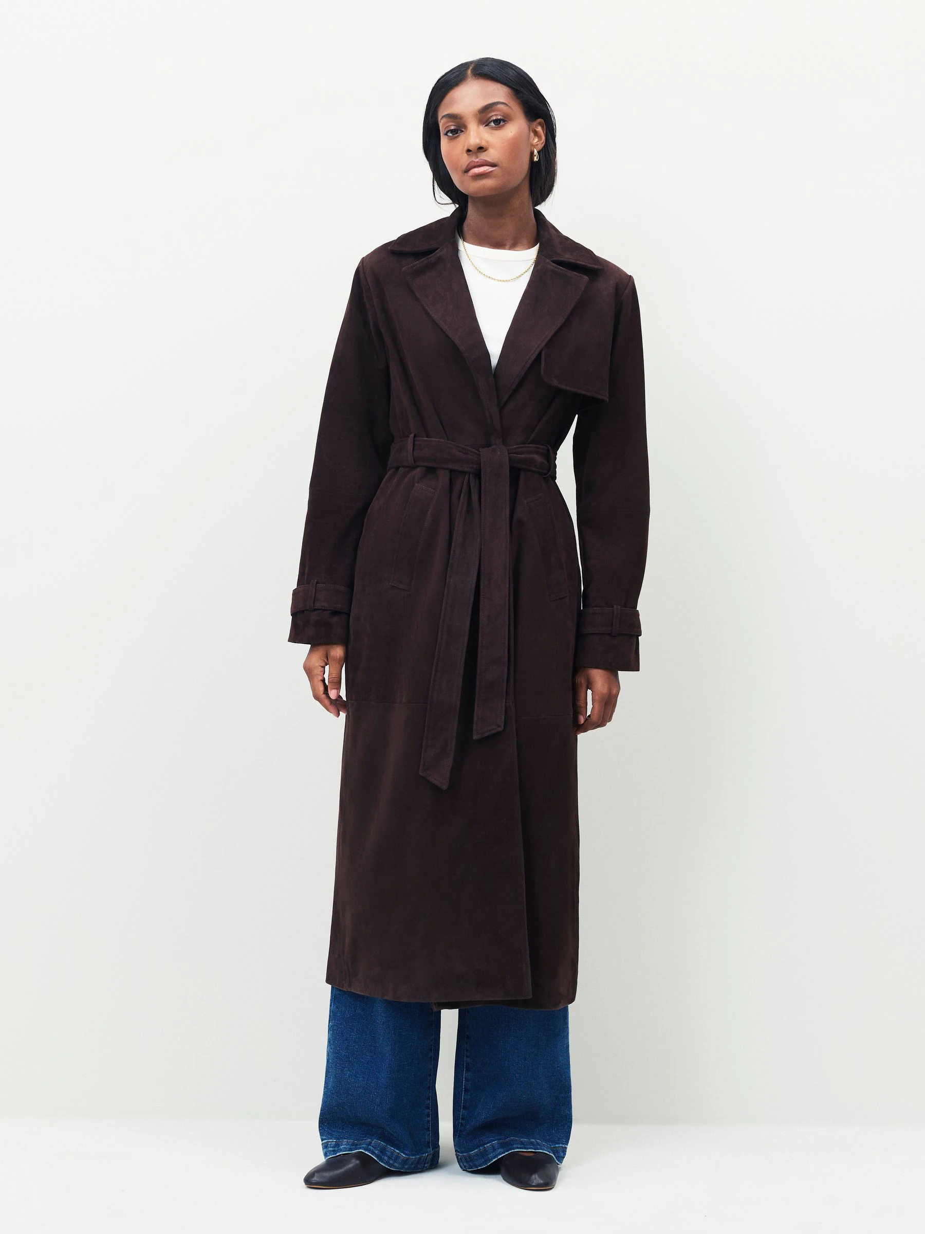 Urban Code Suede Trench Coat