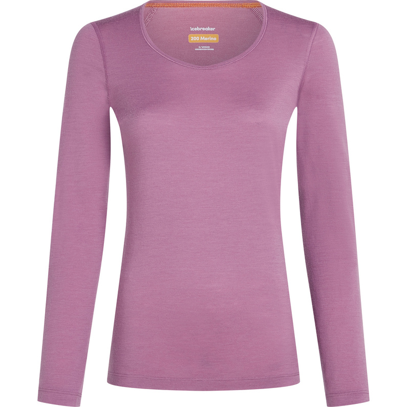 Icebreaker Damen 200 Oasis Scoop Longsleeve