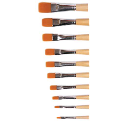 JAX® School Serie D Synthetikpinsel, flach